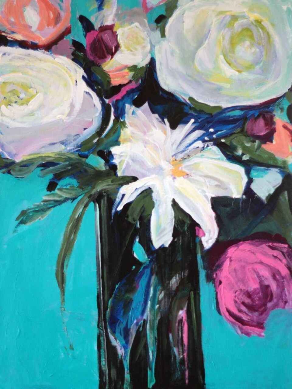 White Lily Poster Print by Jacqueline Brewer - Item # VARPDXB3484D